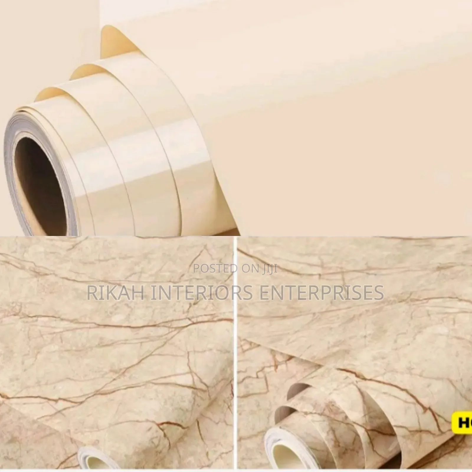 Cream Contact Papers