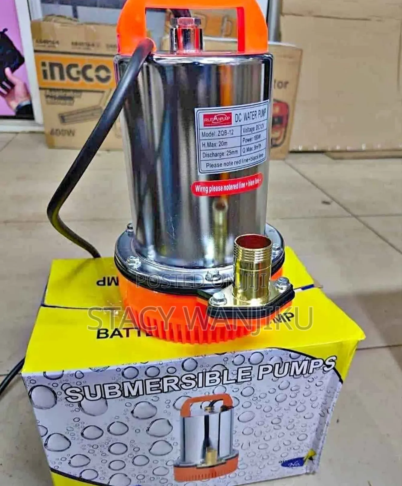 Solar Submersible Water Pump/ DC Submersible Water Pump
