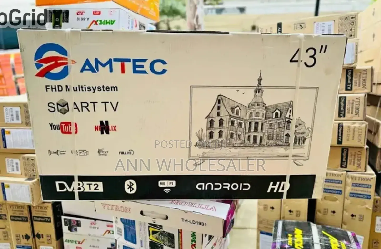 Amtec 43 Inch Smart TV - Android
