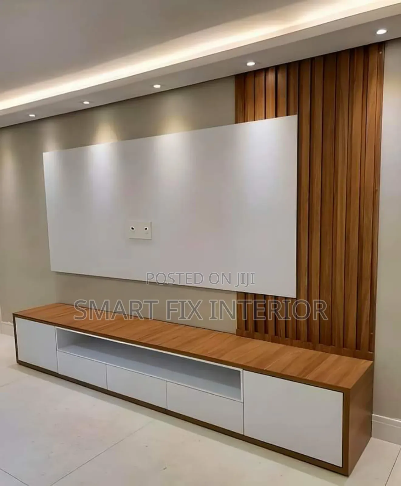Fluted Panels, Wall Decor and Tv Stand