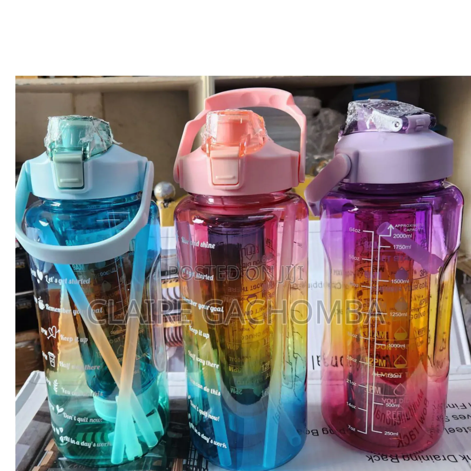 *_3in1 Motivational Bottle *_ 
 *Fitness to Behold*