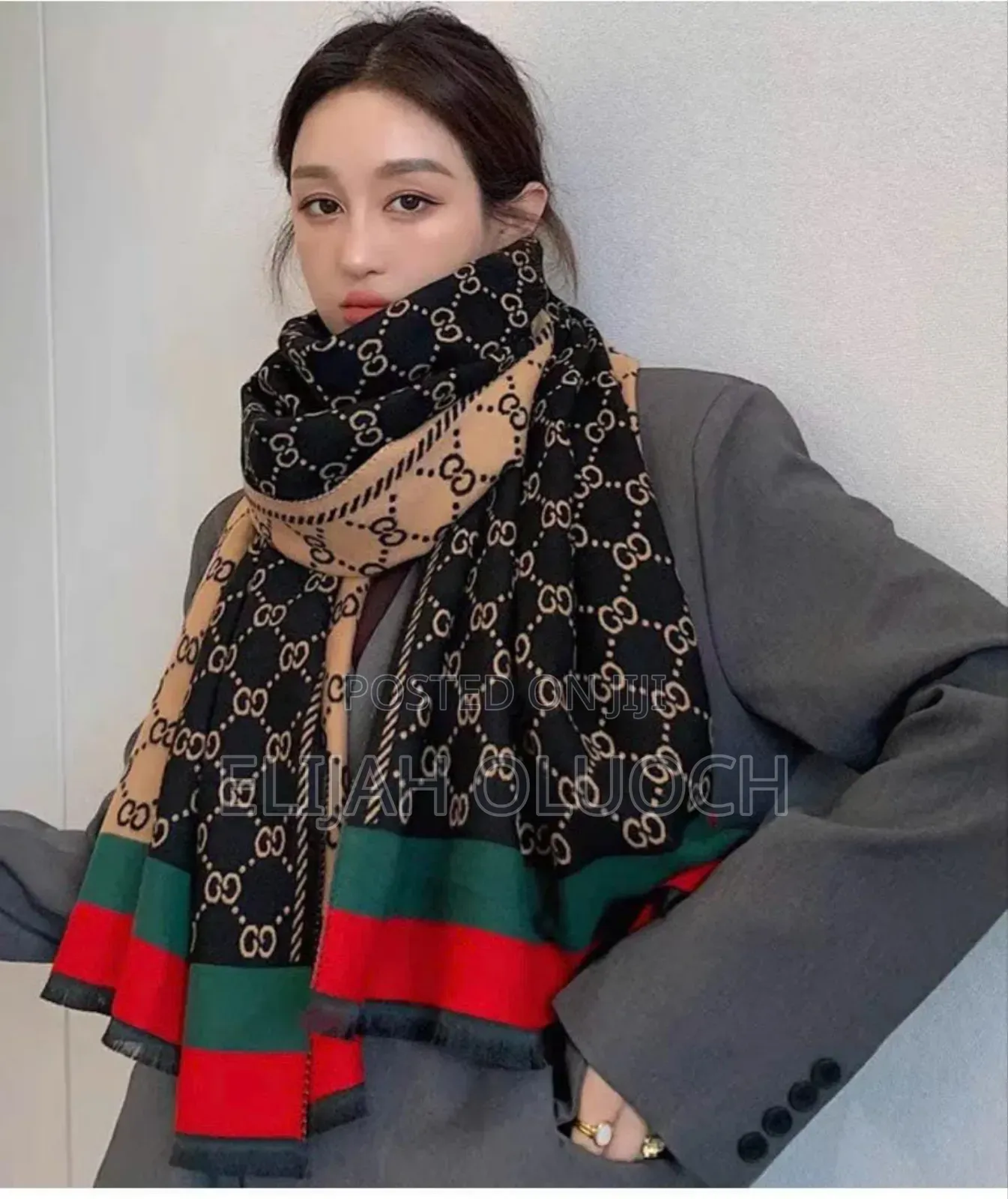 Designer Double Sided Cashmere Shawl
