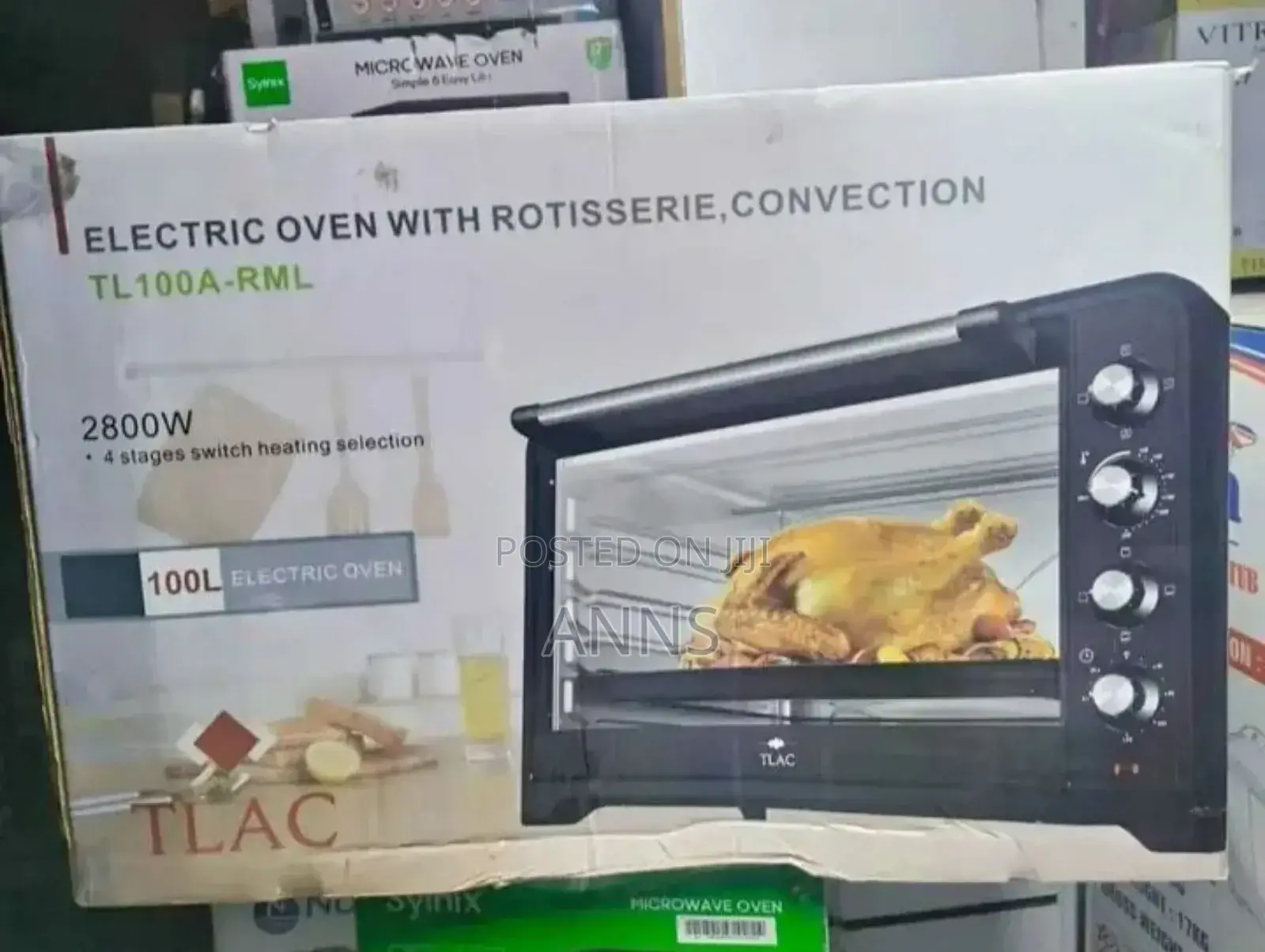 Tlac 100litres Electric Oven With Rotisserie