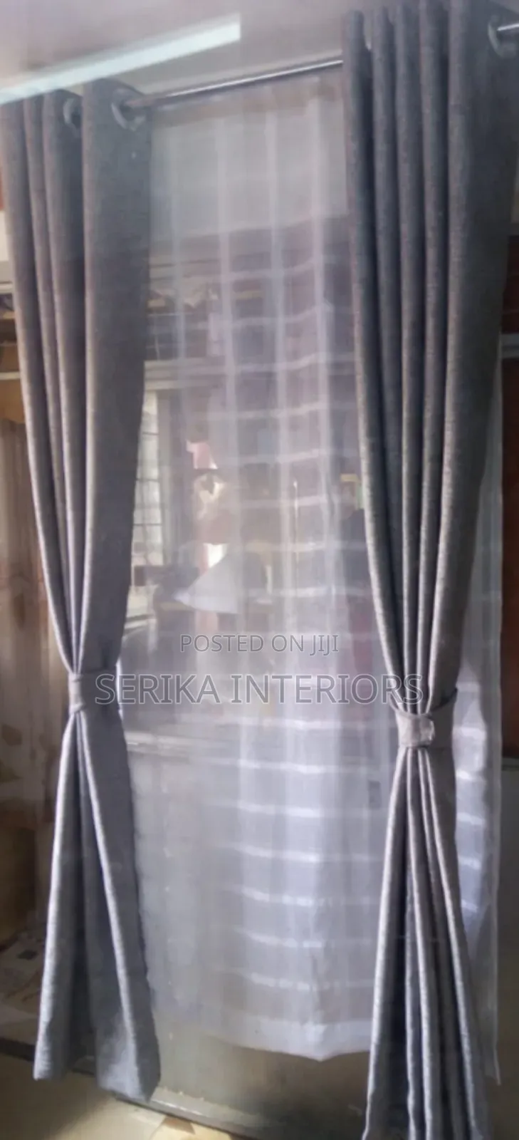 Light Grey Curtains and Sheers