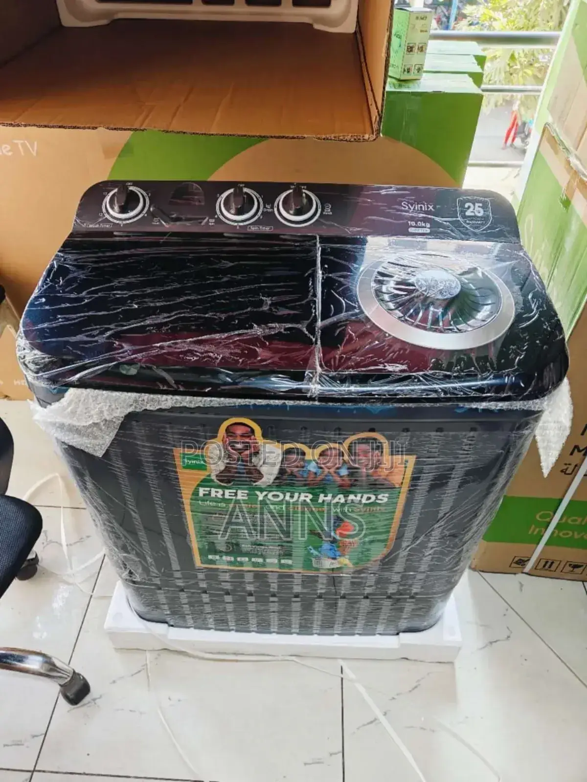 Syinix 10kgs Wash and Spin~ Top Load Washing Machine