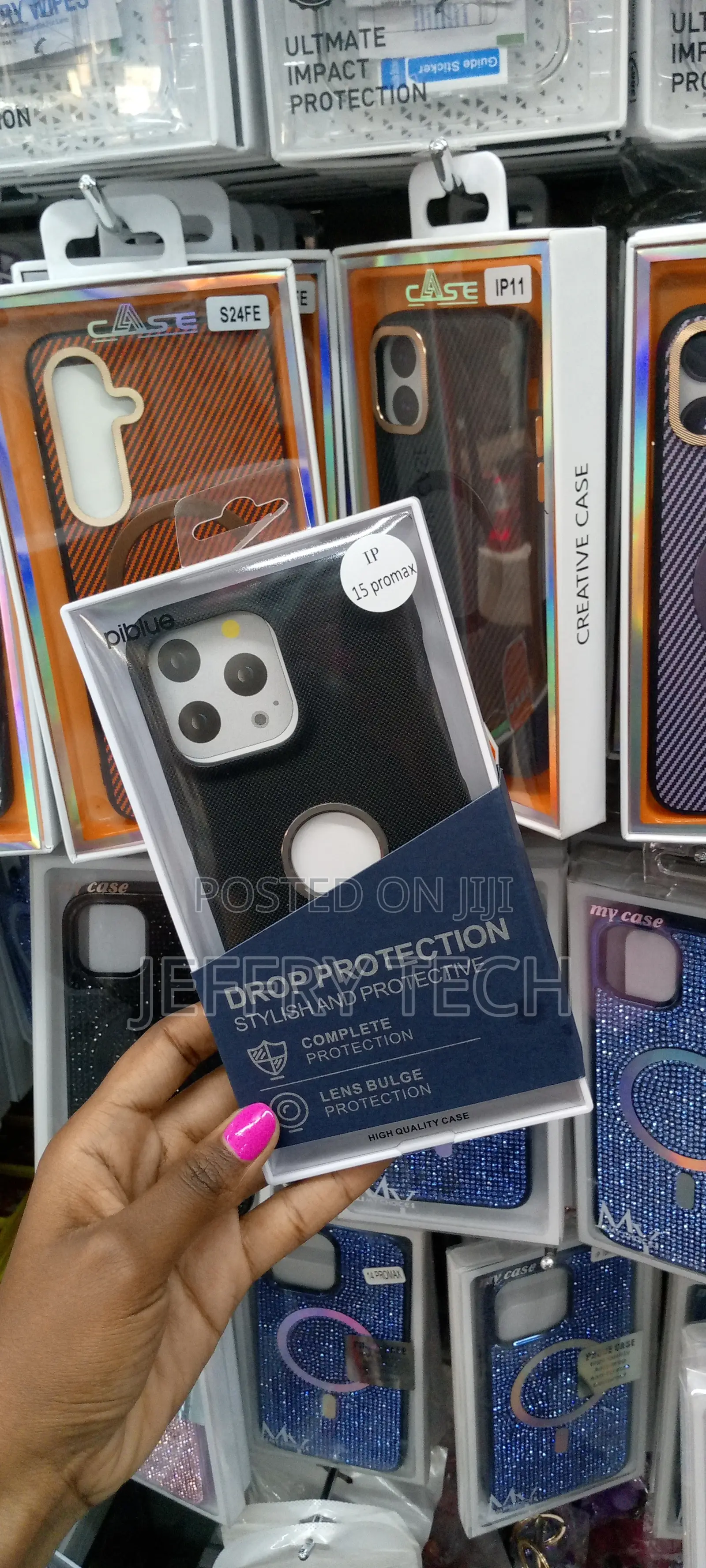 iPhone 15 Pro Max Drop Protection Stylish With Logo Cut