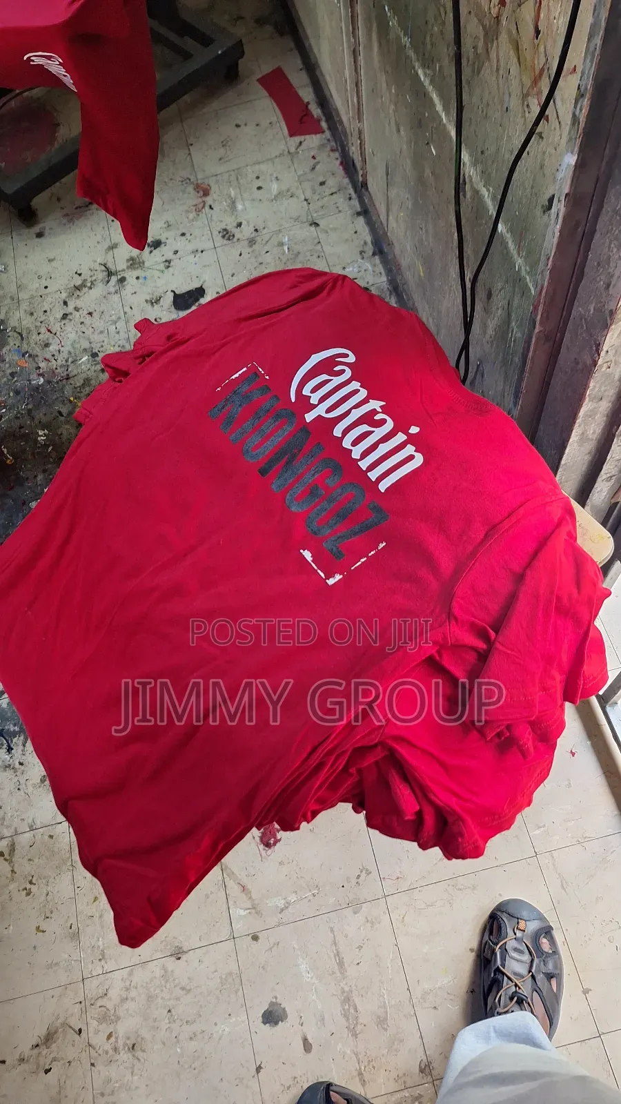Red T Shirts Screen Printing 