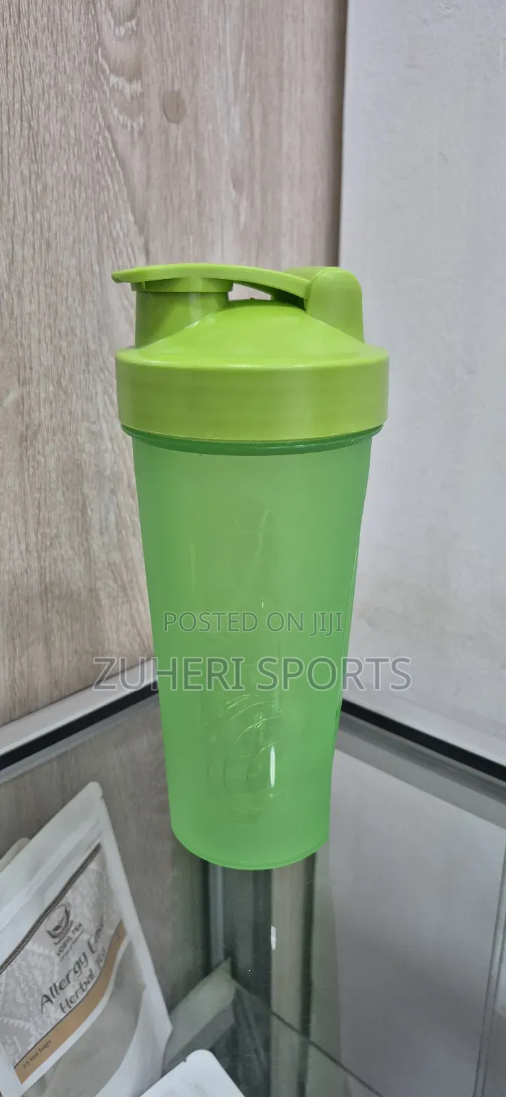 Shaker Bottle 600ml With Stainless Steel Mixer