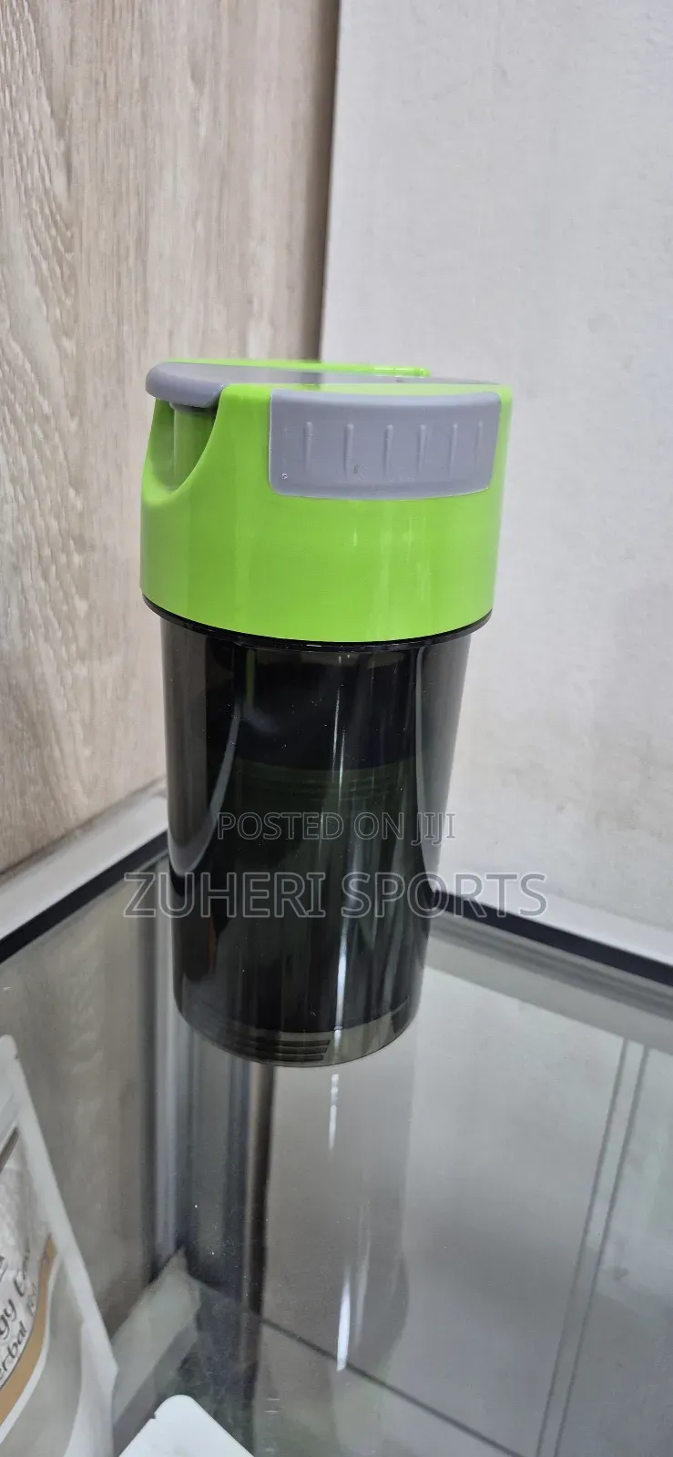 Gym Hydration Water Bottles, With Protein Storage Cup