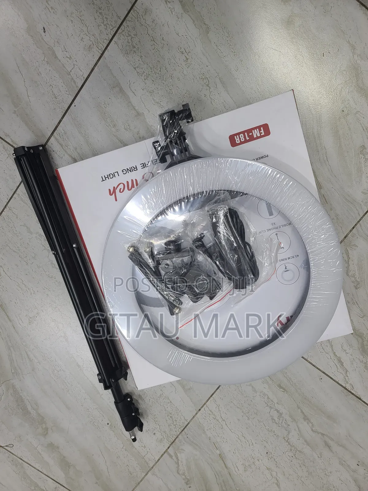 Jmary 18 Inch Selfie Ring Light With Remote + Stand - FM-18R