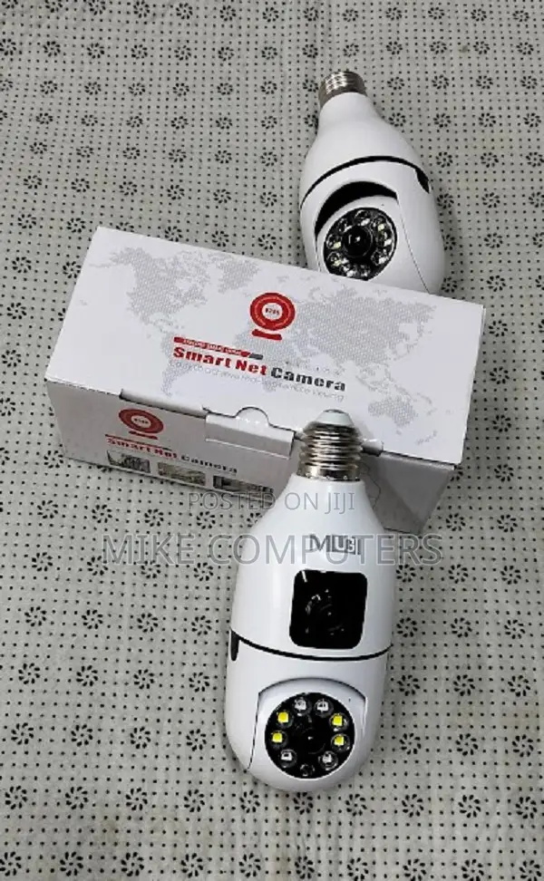 V380 Dual Lens Bulb Camera