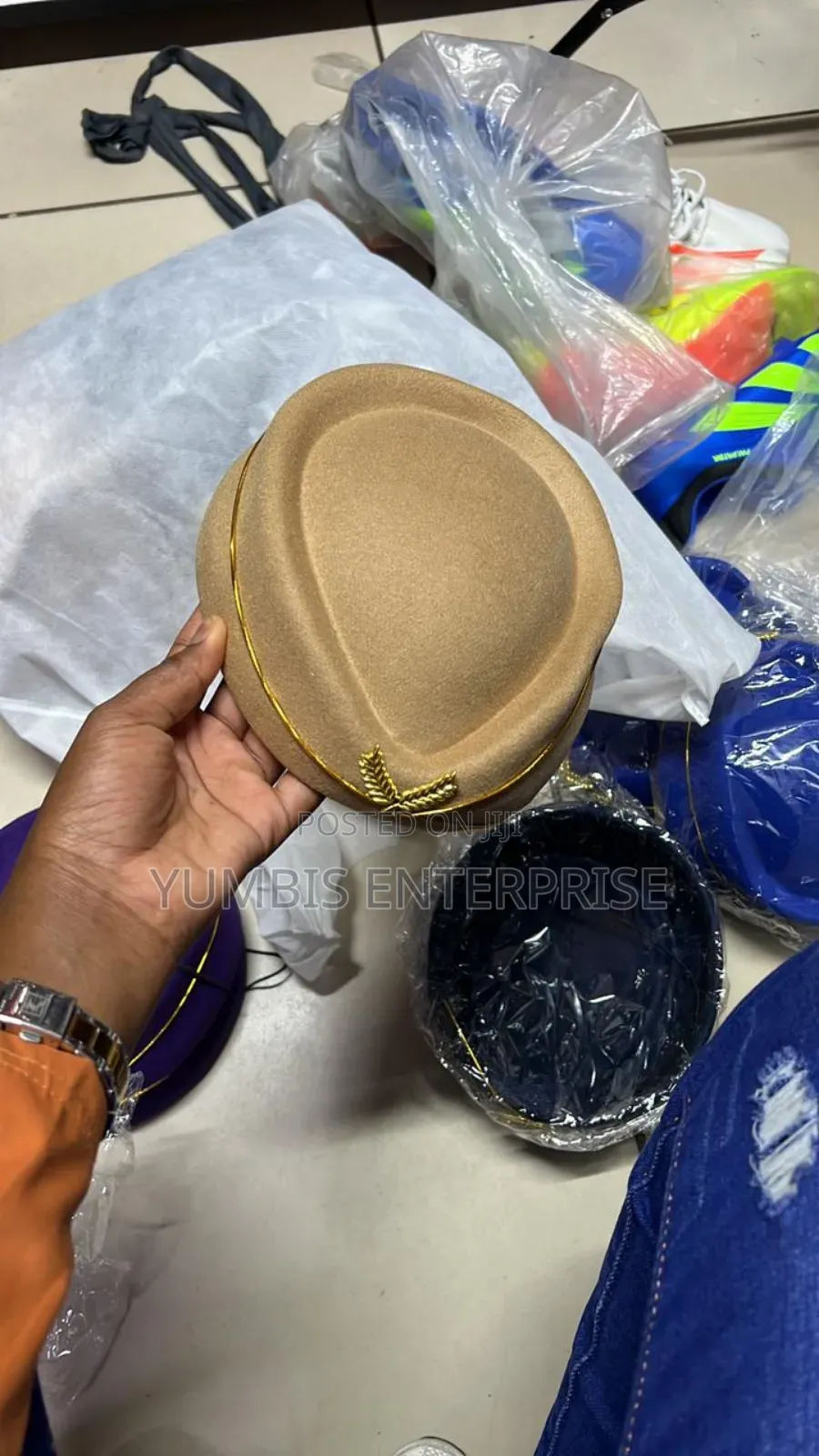 Beige Stewardess (Hostess)Hats KSH 900