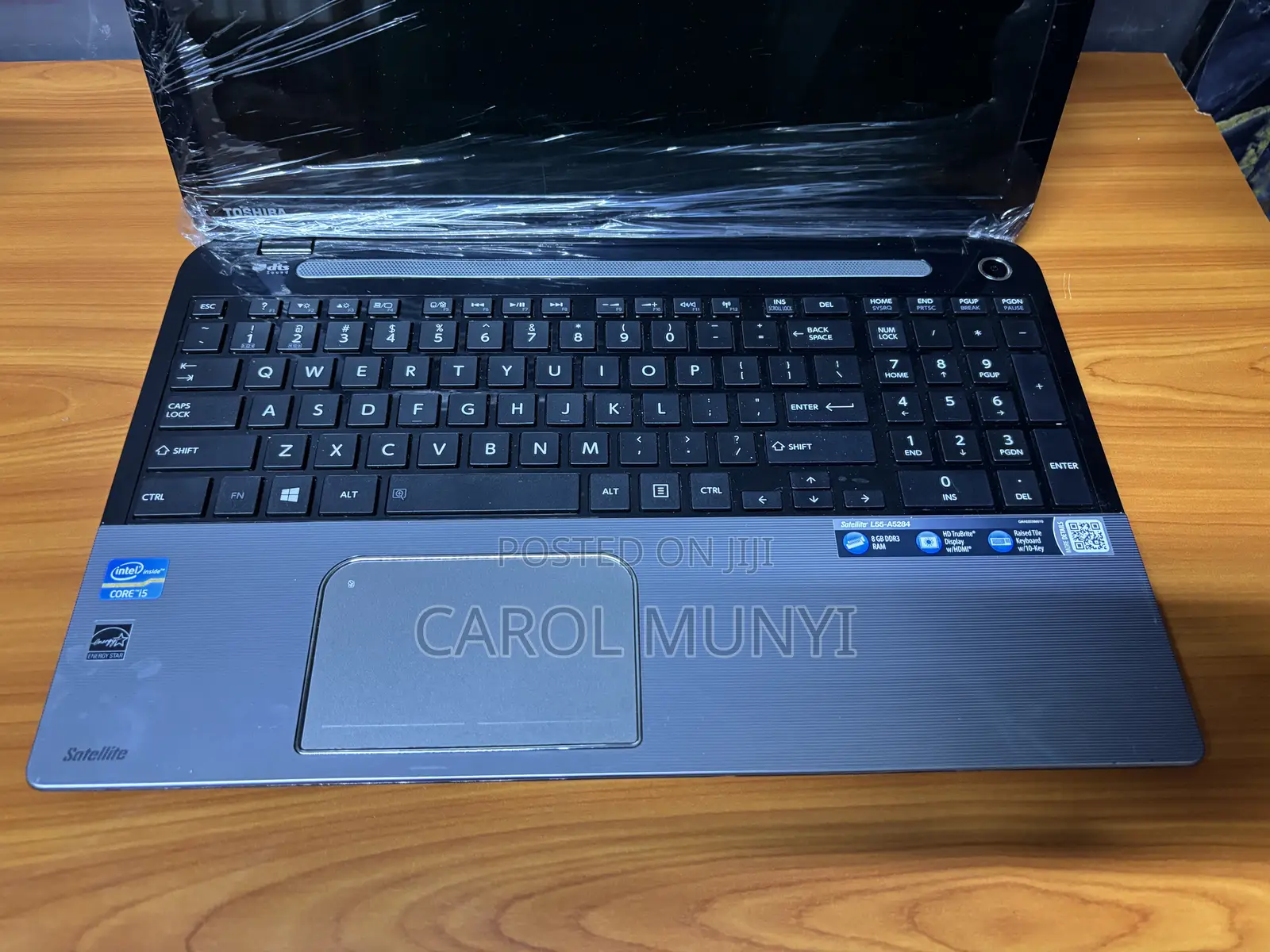 New Laptop Toshiba Satellite C55 8GB Intel Core I5 HDD+SSD 500GB