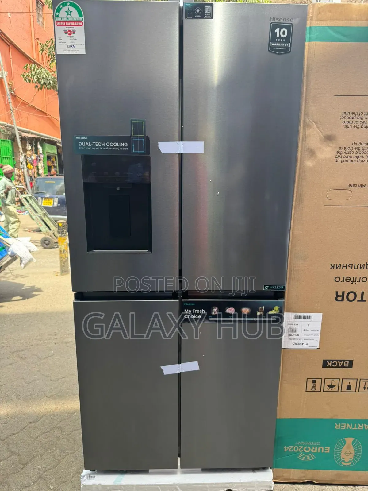 Hisense 470drz 437litres French Door Fridge,4 Door