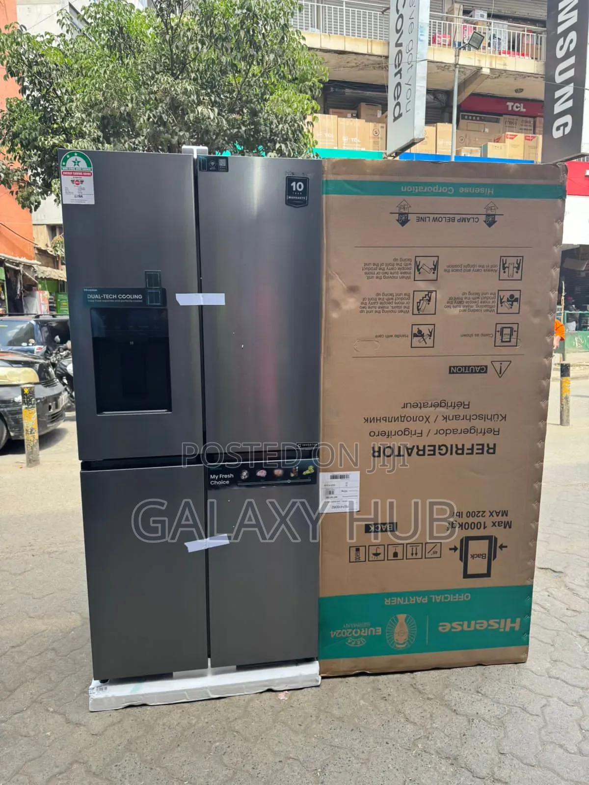 Hisense 470drz 437litres French Door Fridge,4 Door