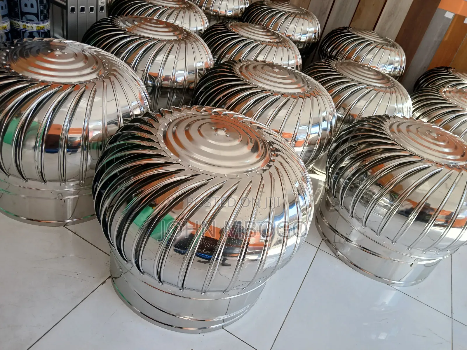 Roof Air Ventilators / Stainless Cyclones .