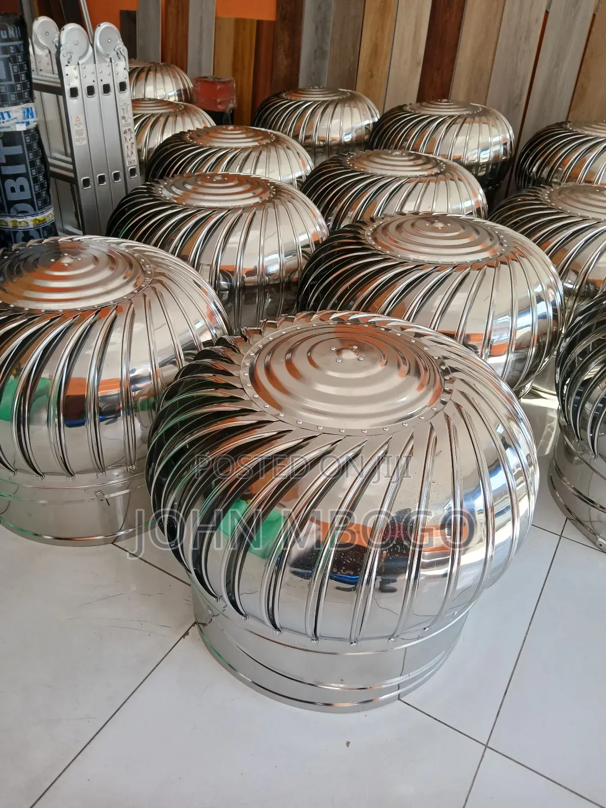 Wind Driven Cyclones / Rotating Roof Ventilators .600mm