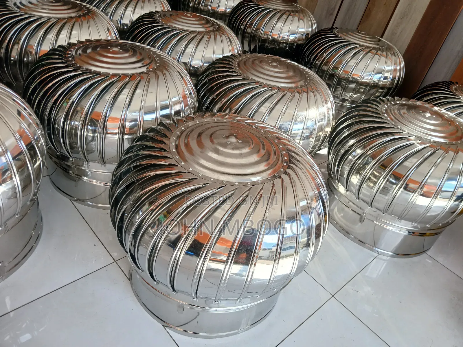 Wind Driven Cyclones / Rotating Roof Ventilators .600mm