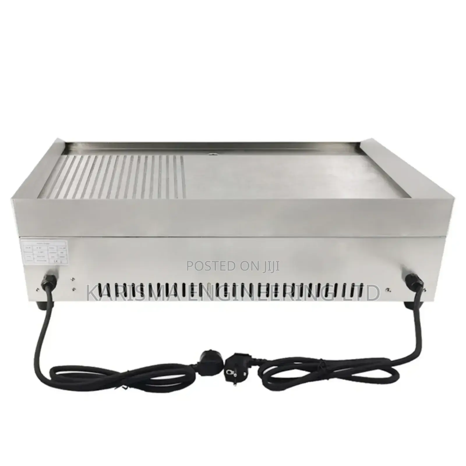 Commercial Electric Griddle With Hotplate
