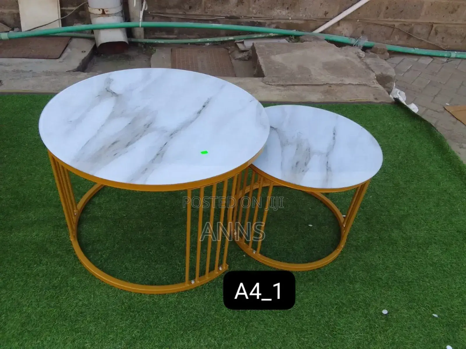 Executive Marble Top Nesting Coffee Tables