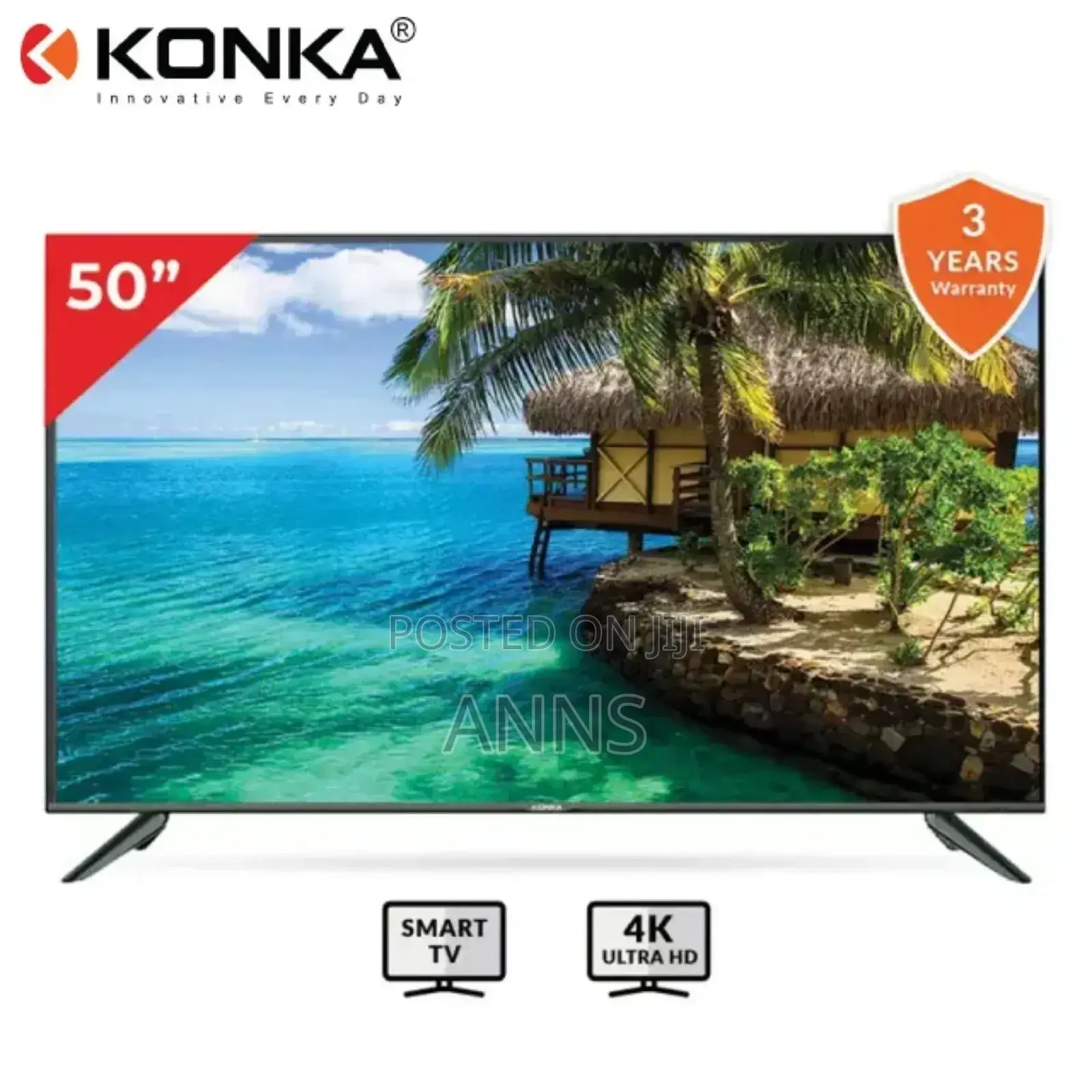 Konka 50 Inch Android Smart Frameless Tv