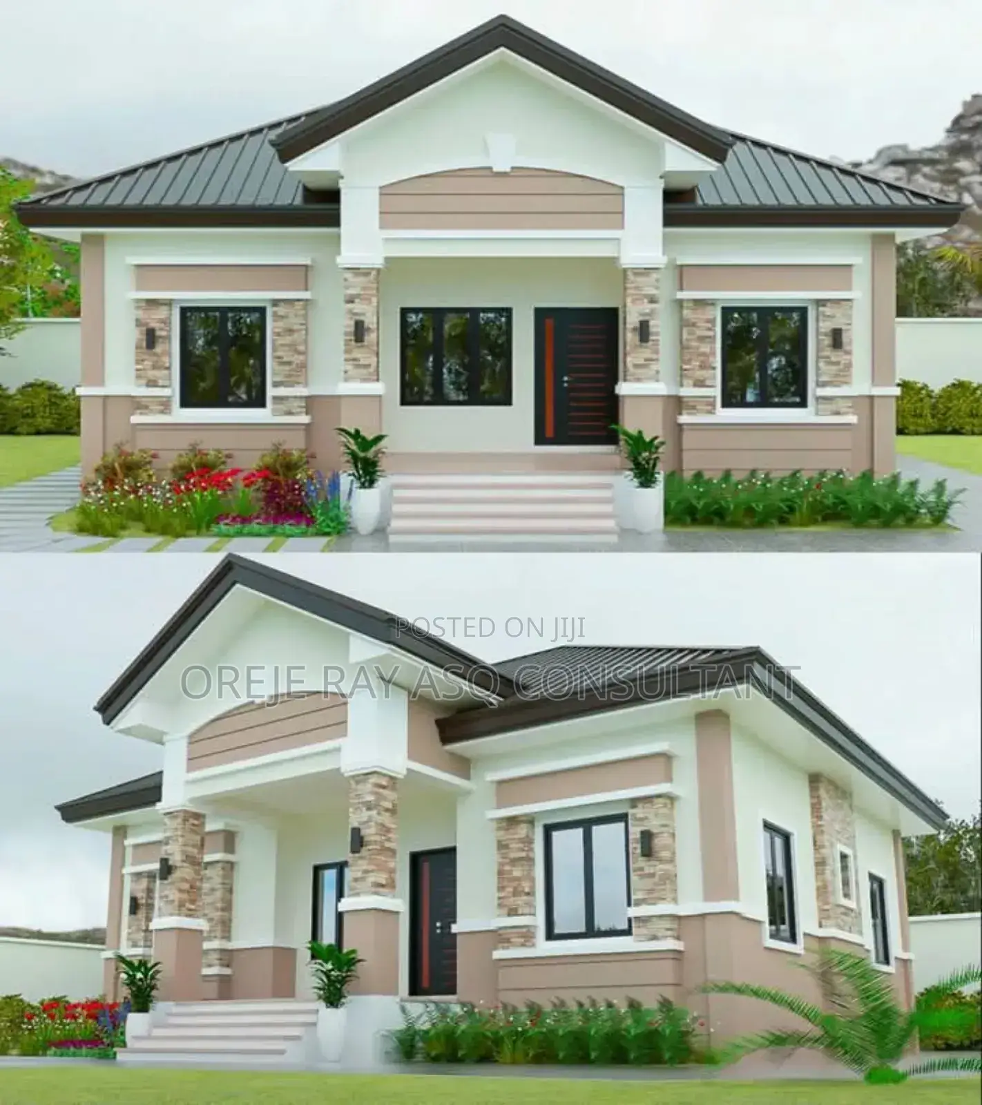House Plan and Planned House