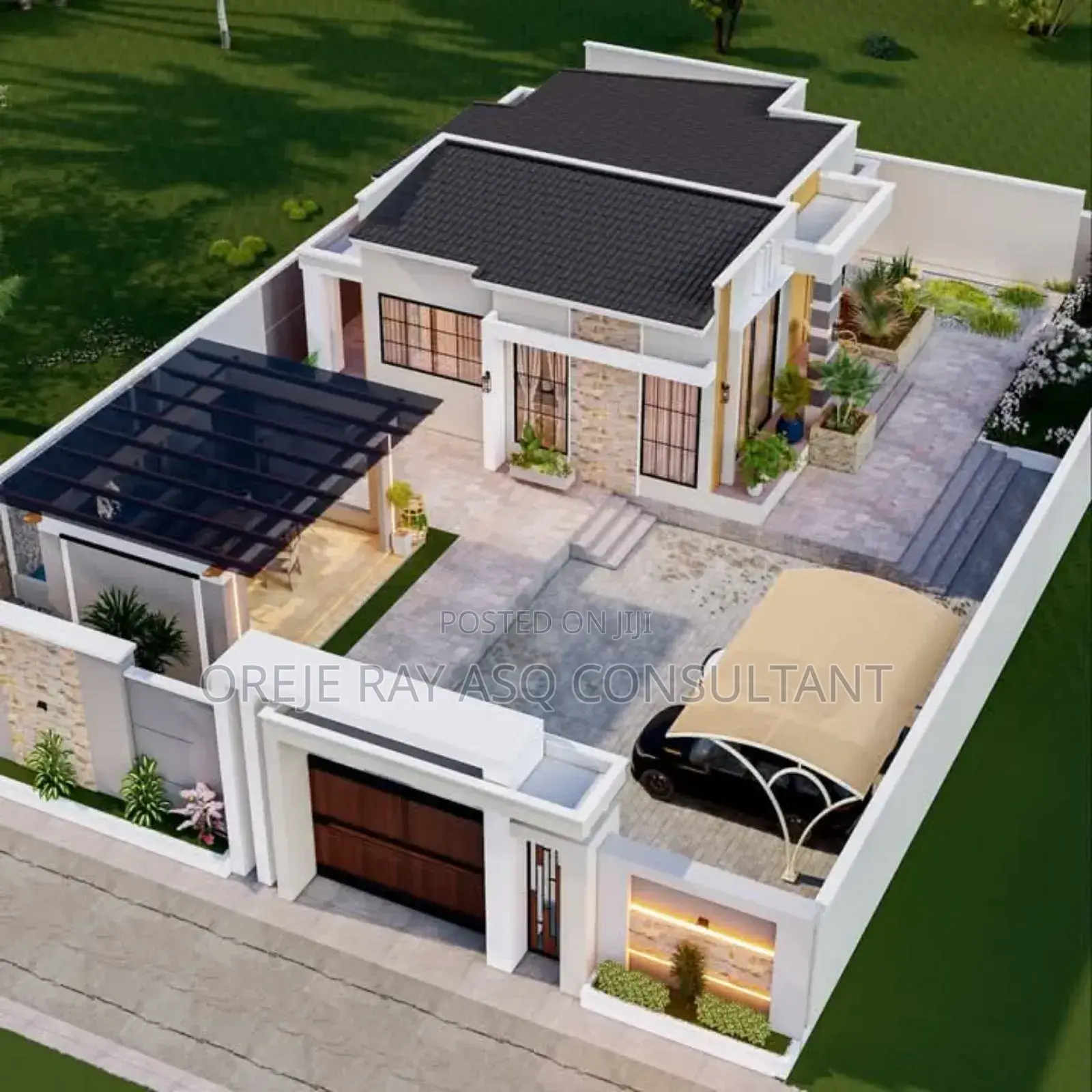 House Plan and Planned House