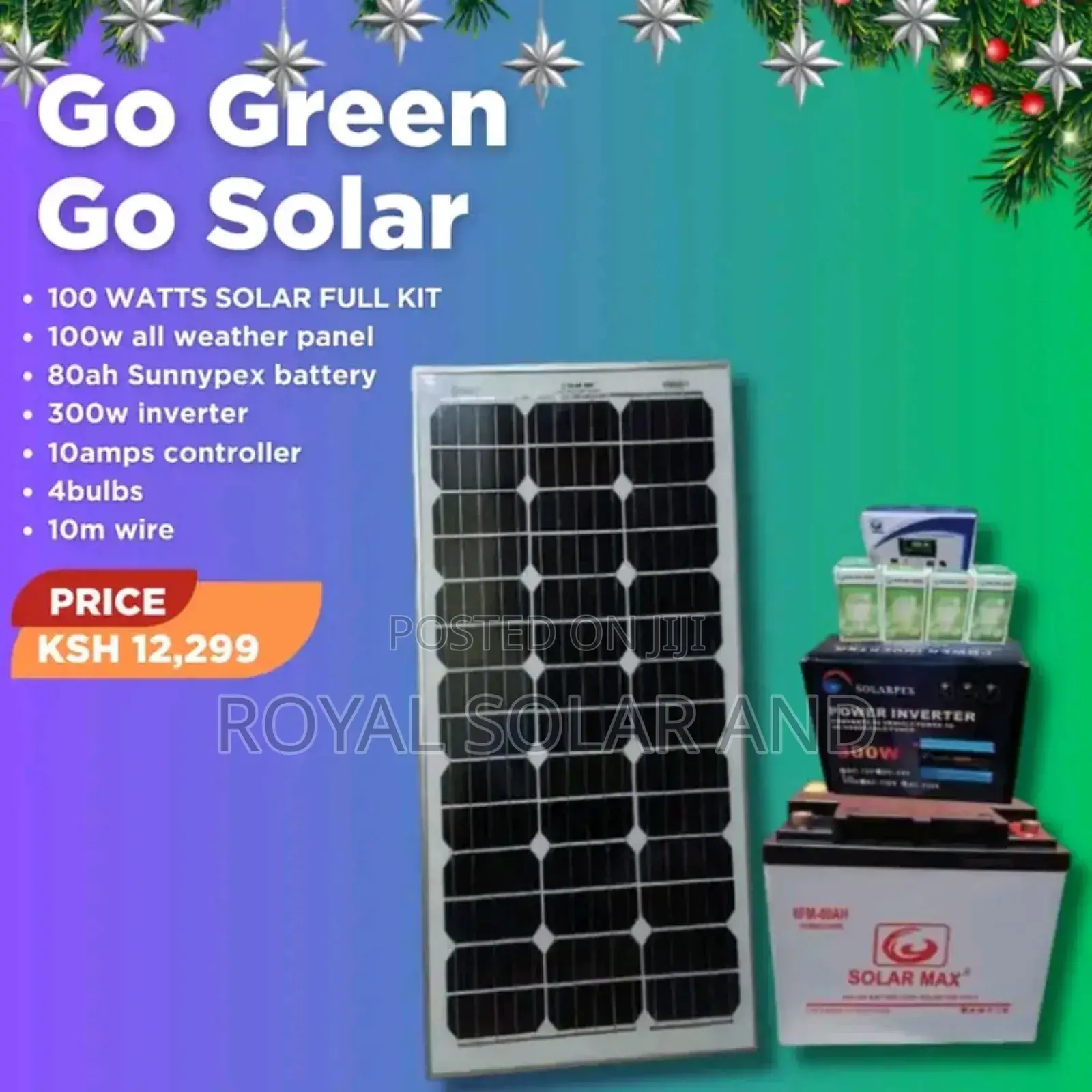 100watts Solar Kit
