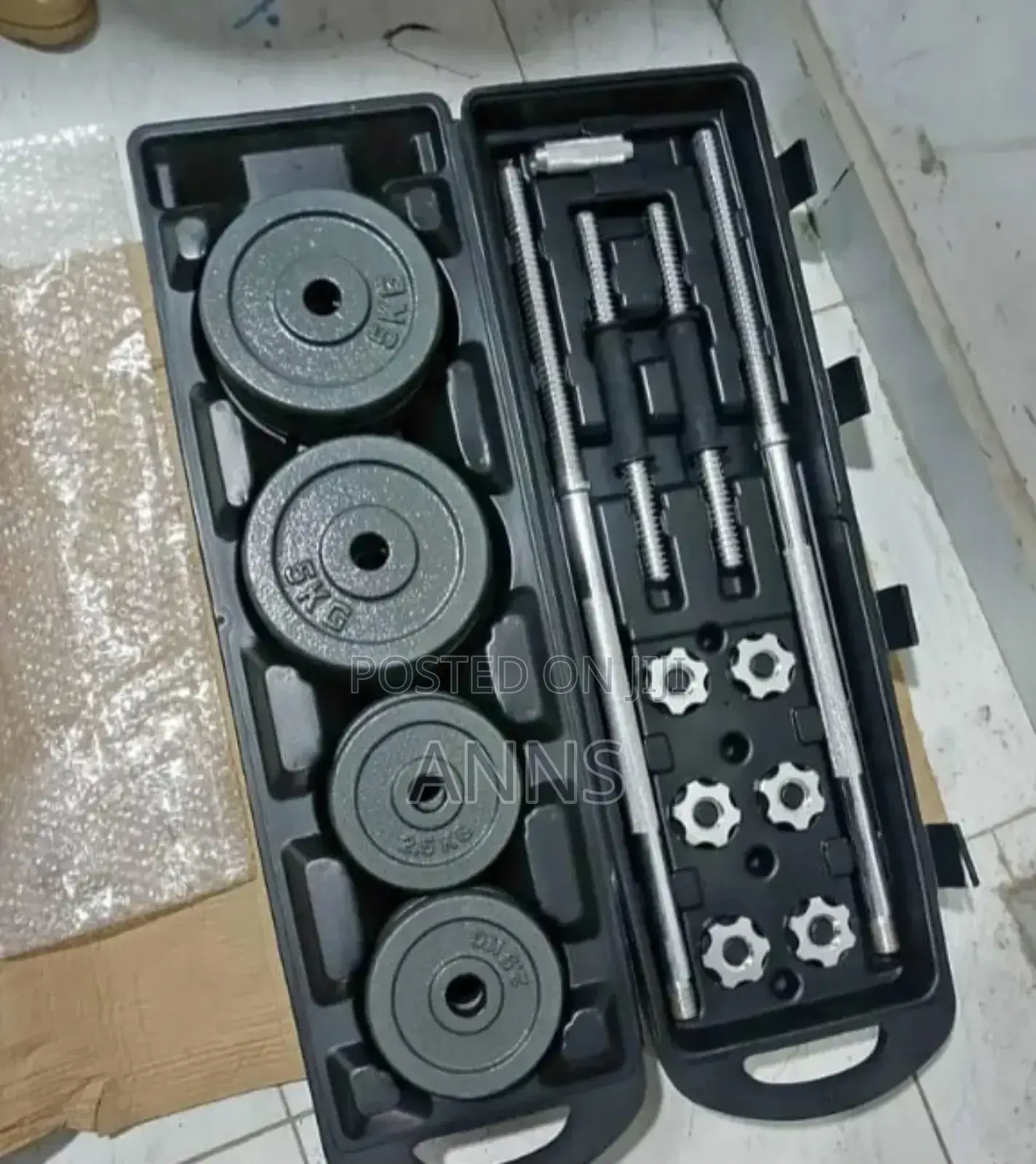 50kgs York Adjustable Dumbells- Iron Cast