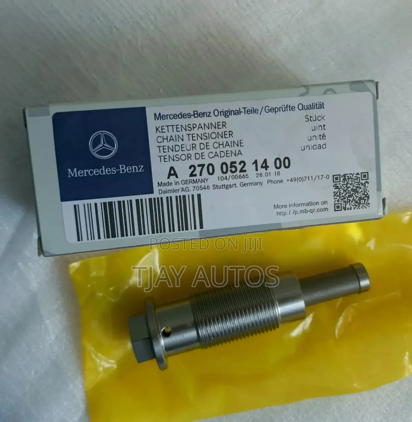 New Genuine MERCEDES BENZ Timing Chain Tensioner 2700521400