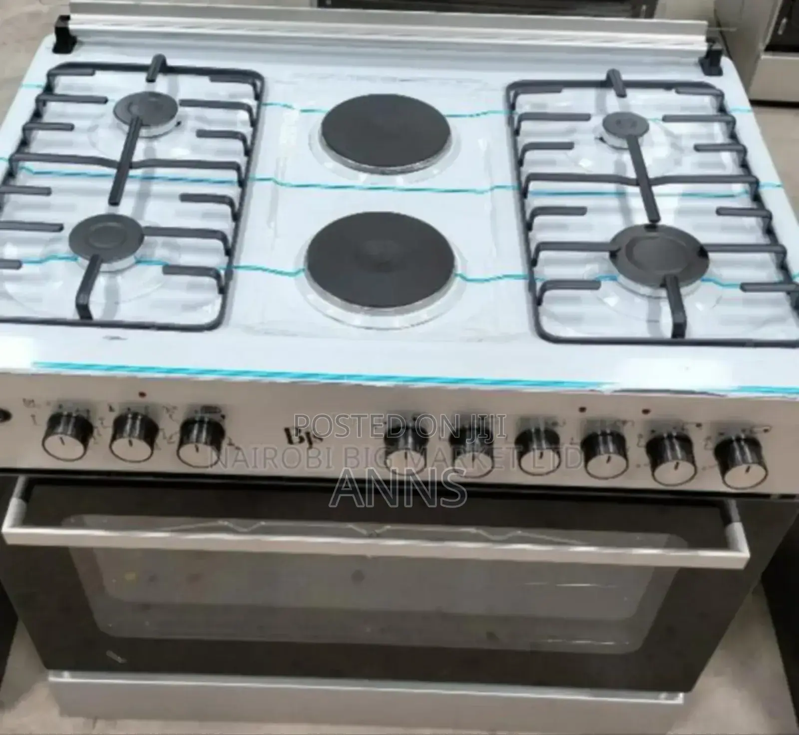 Digital White 60by90 4+2 Standing Cooker