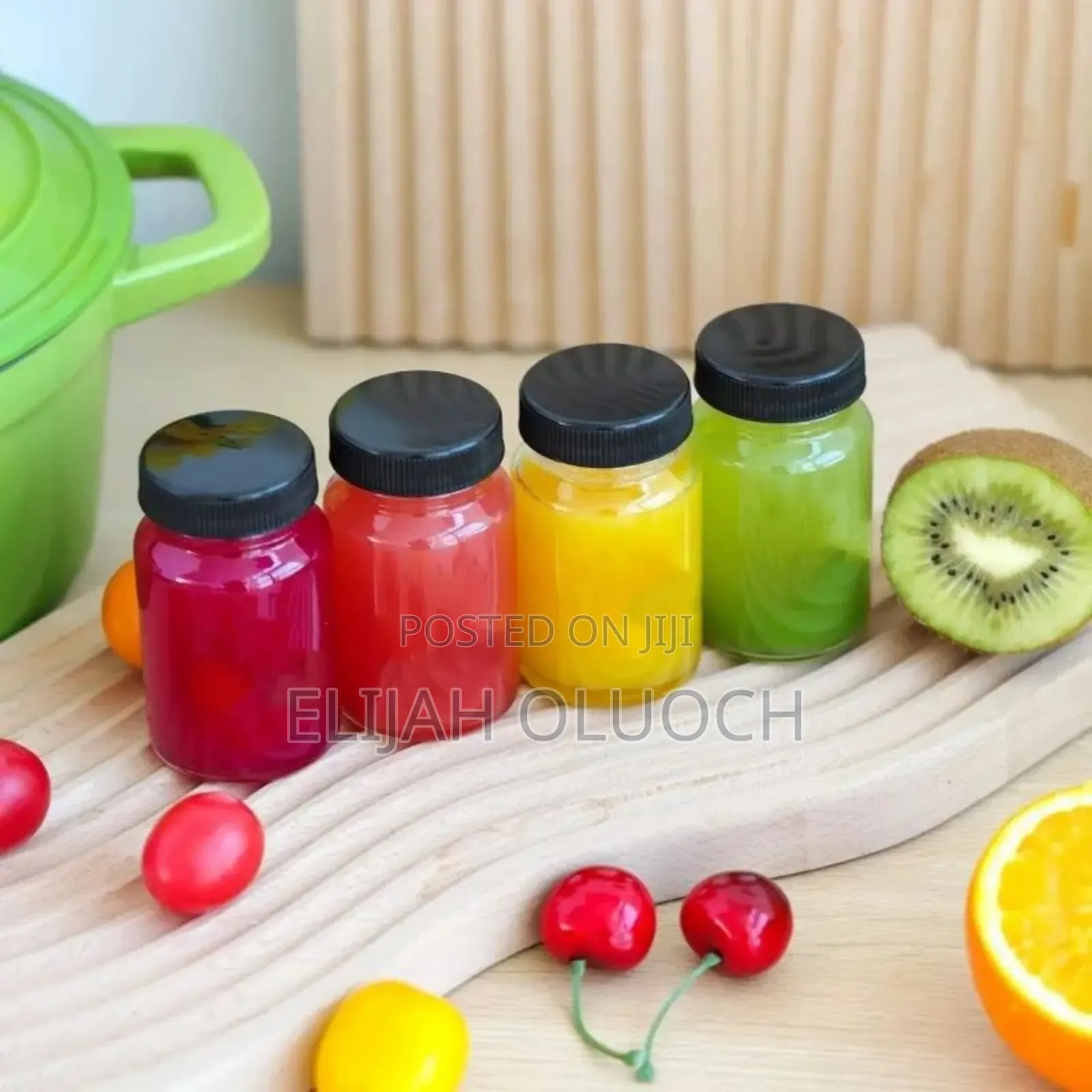 Set of 5 Gingershots Glass Bottles