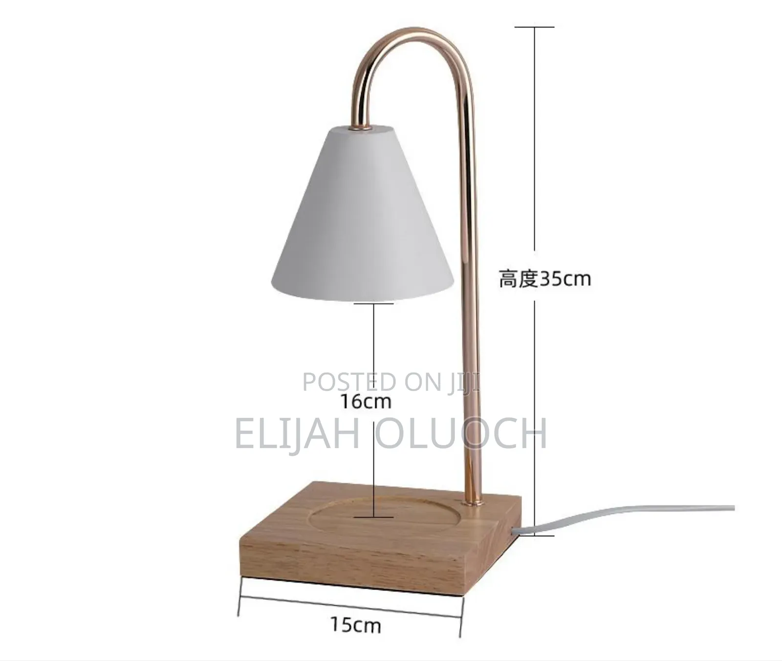 Electric Candle Wamers With Wooden Base