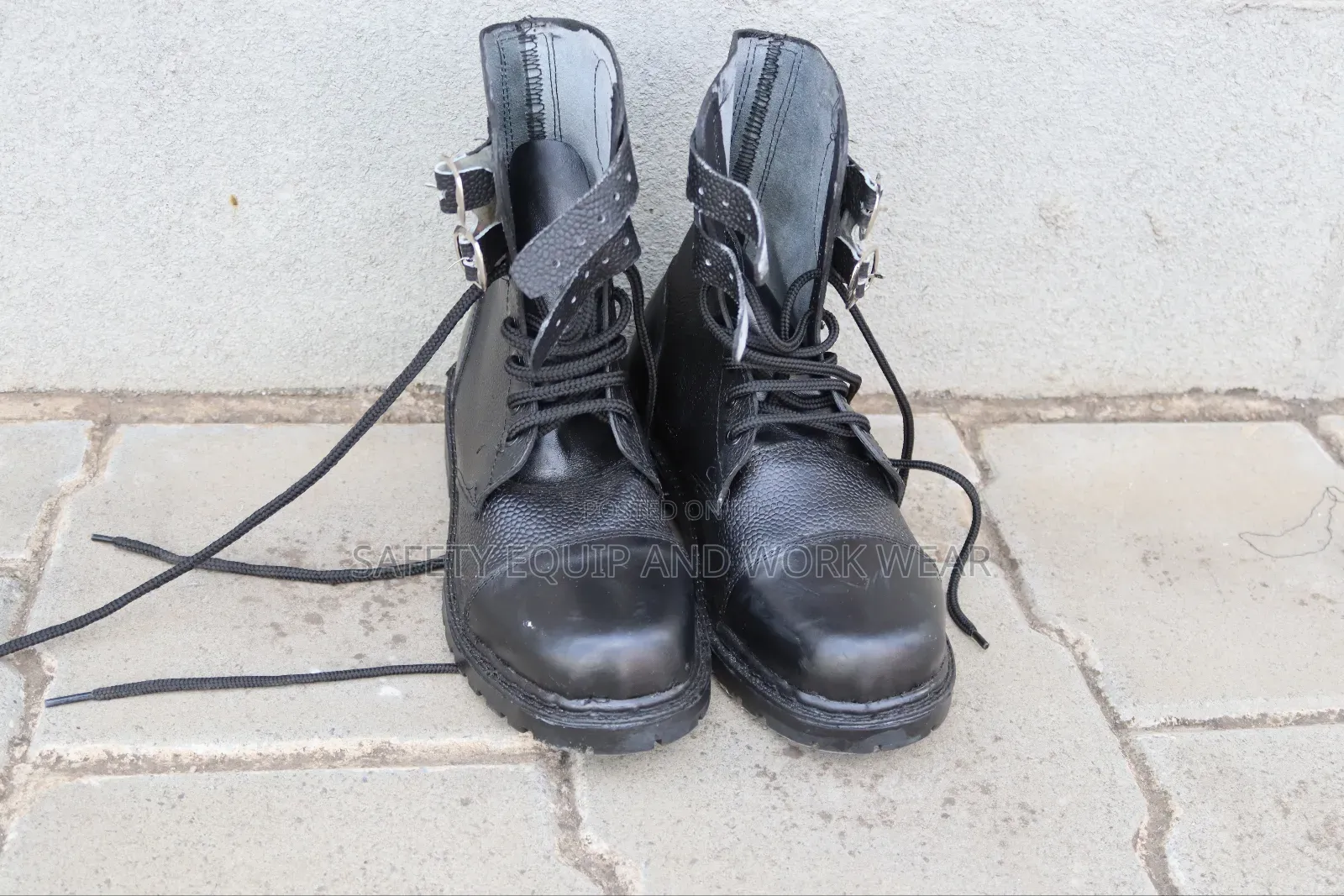 Leather Security Boots