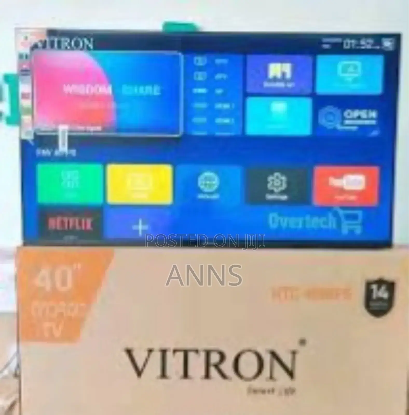 Vitron 40 Inch Android Smart -1080 Tv