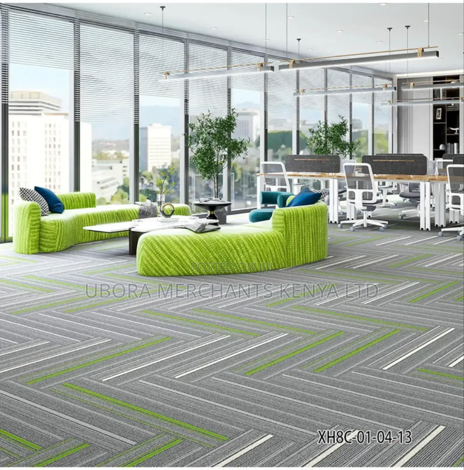 Modern Stripped Pattern Tile