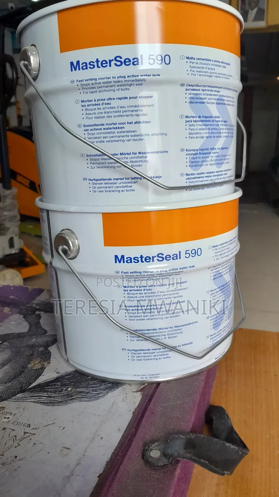 Masterseal  590 5kg/ Water Plug