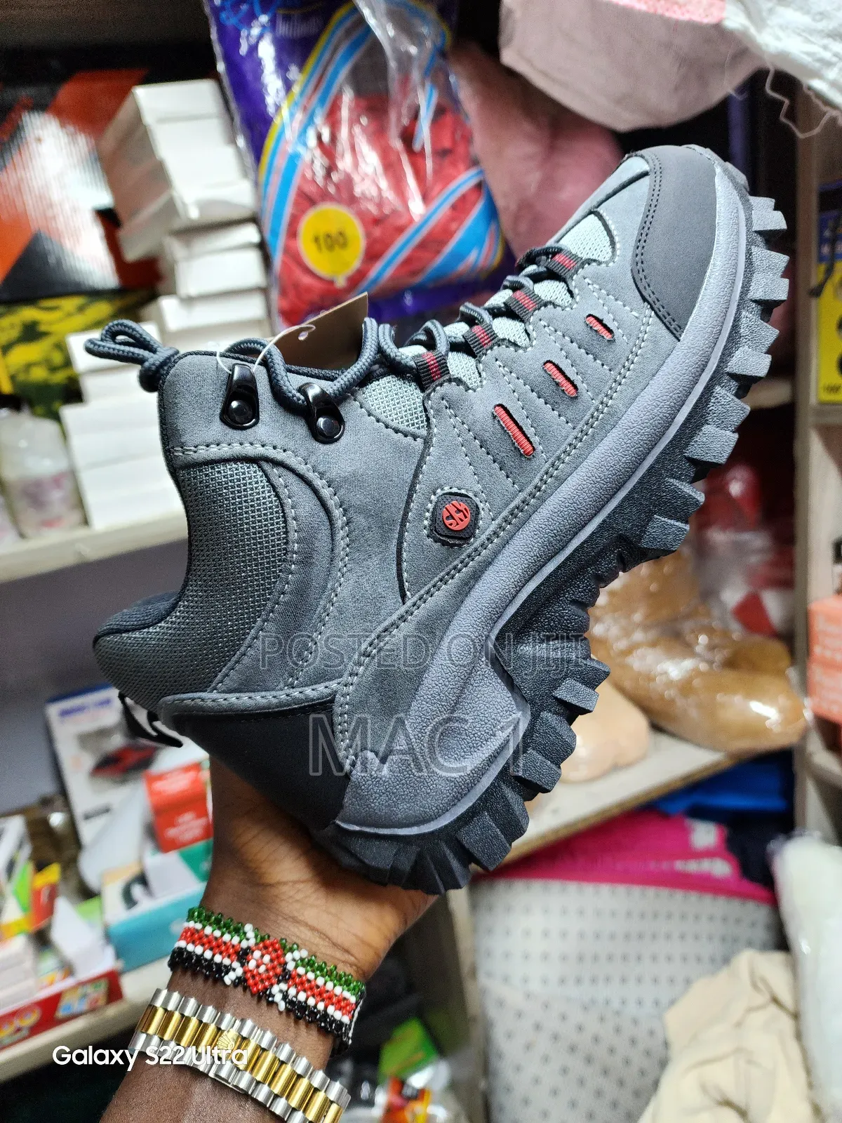 Grey Brand New Hiking Boots Brand New Size 40-45