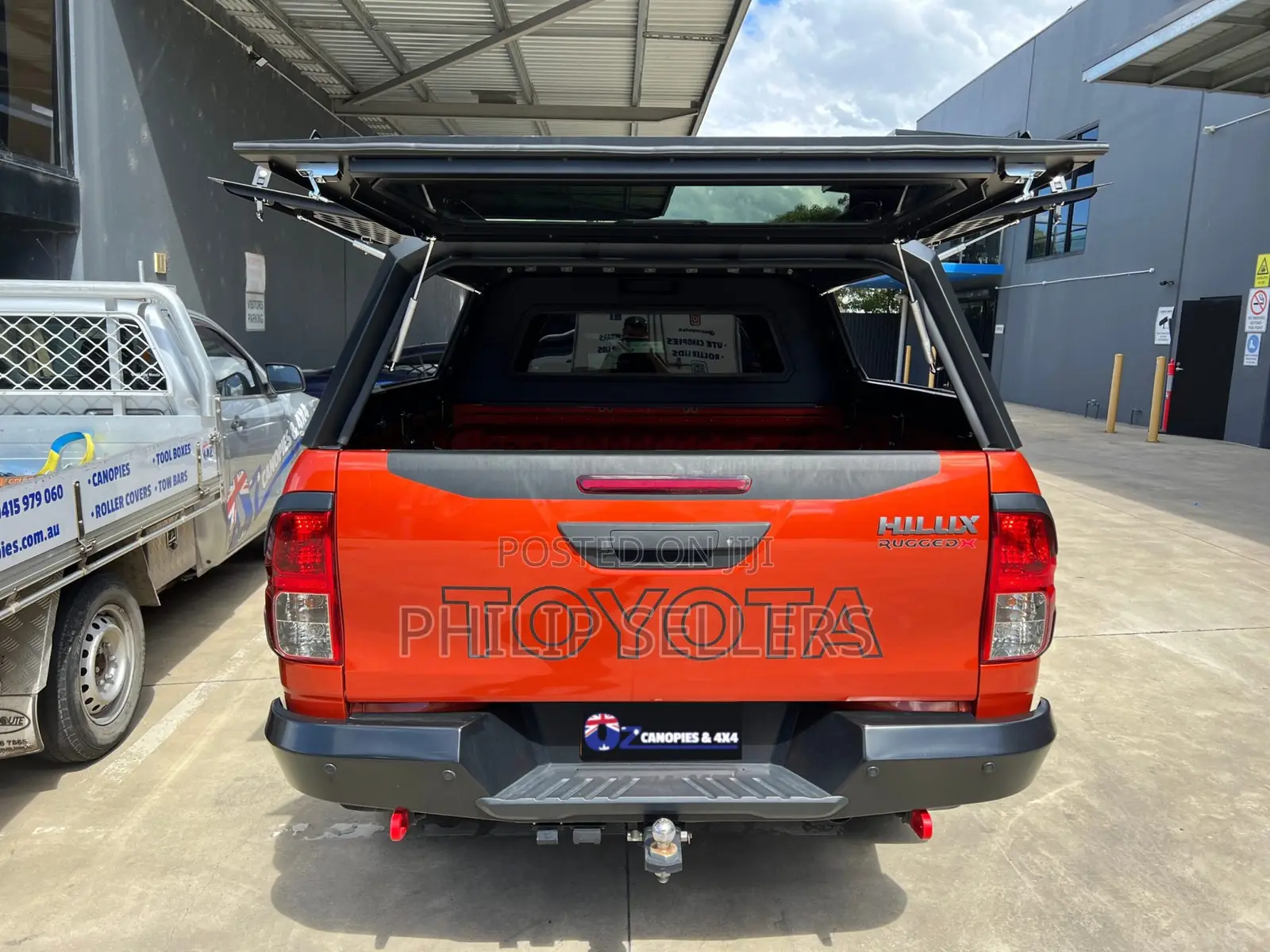 Heavy Duty Steel Black Canopy