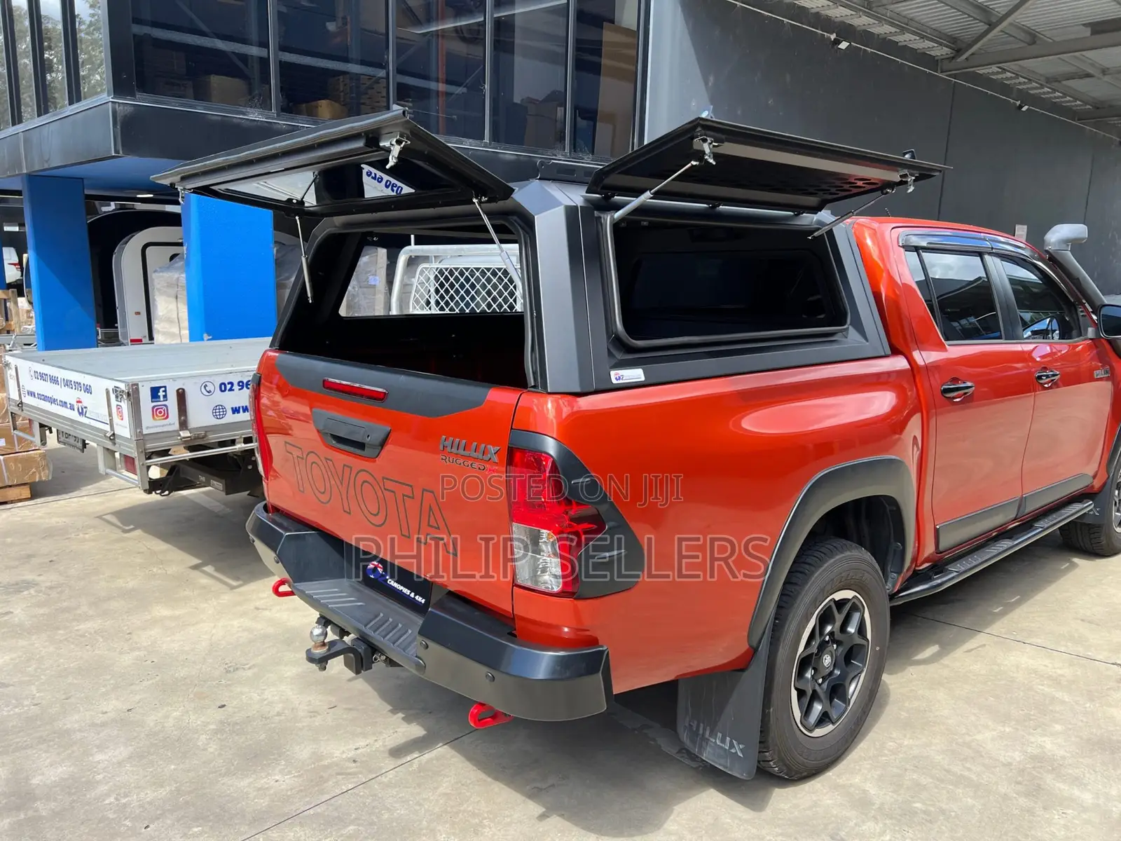 Heavy Duty Steel Black Canopy
