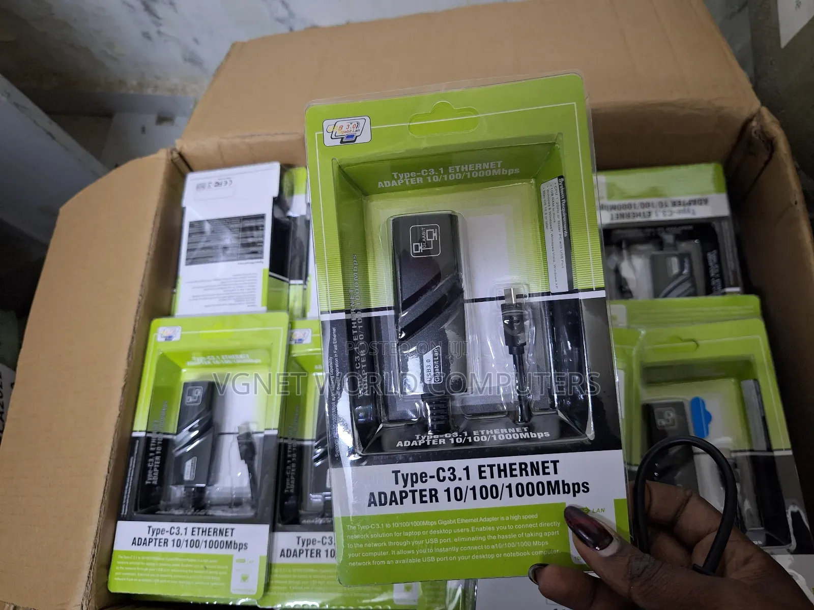 Type-C 3.1 to Ethernet Adapter 1000mbps