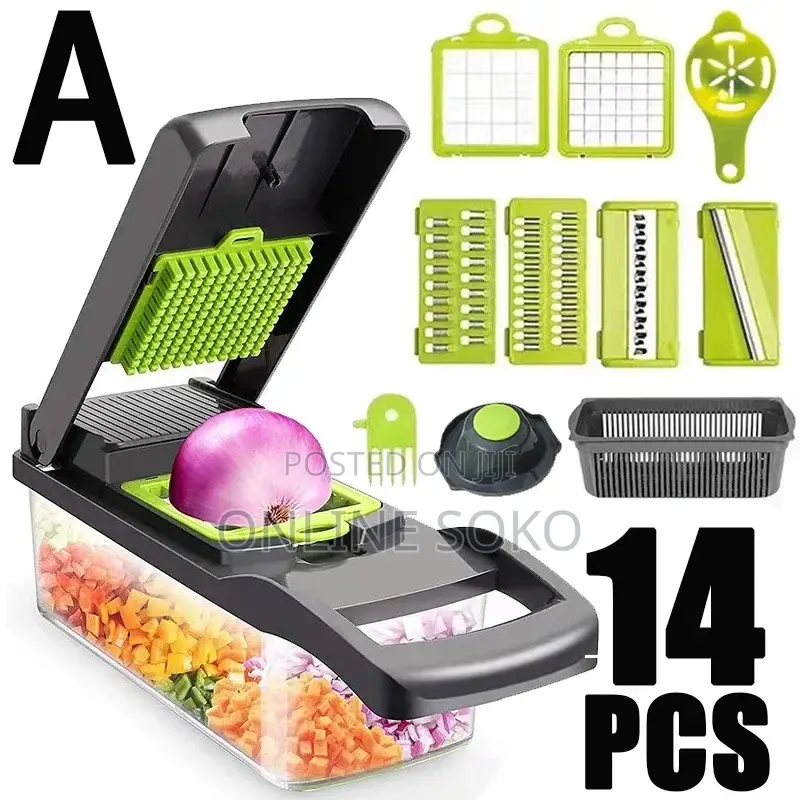 14/16-in-1 Multifunctional Vegetable Chopper, Dicer Slicer