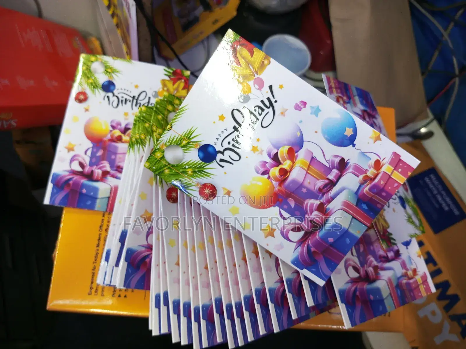 A6 Size Quality and Customized Birthday Card