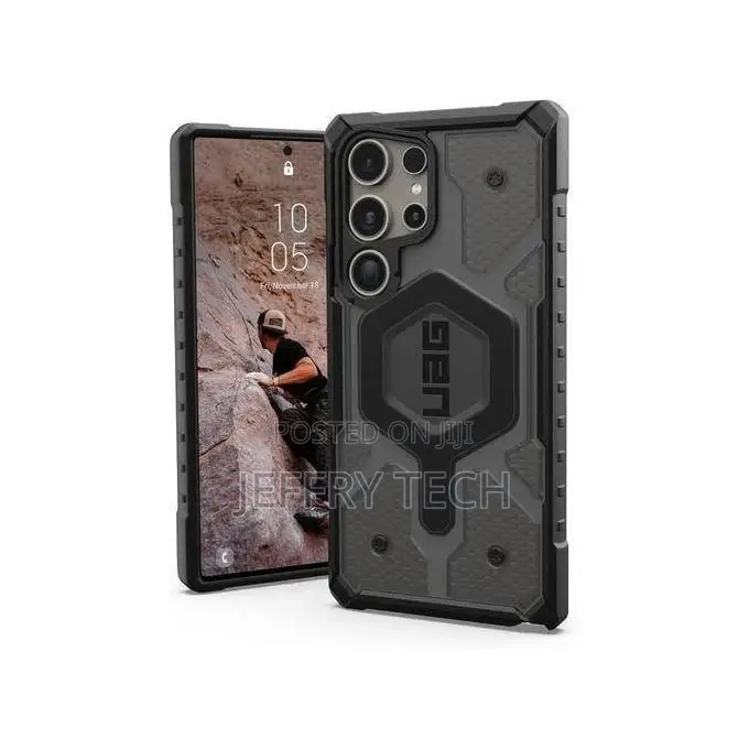 UAG Pathfinder Clear Ash Case for Samsung Galaxy S24 Ultra –