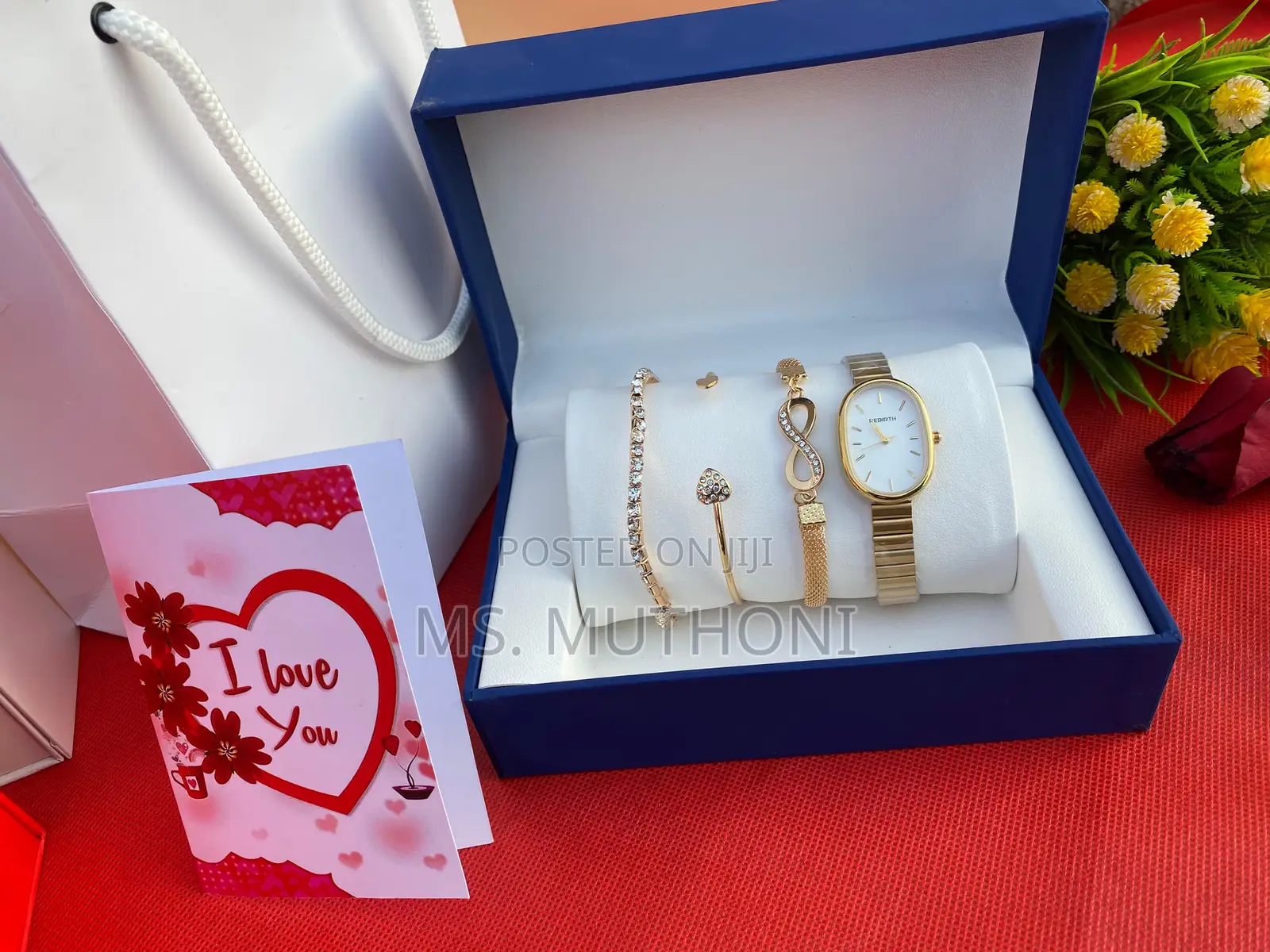 Watch X Bracelet Gift Set ( Valentines/Birthday) for Ladies