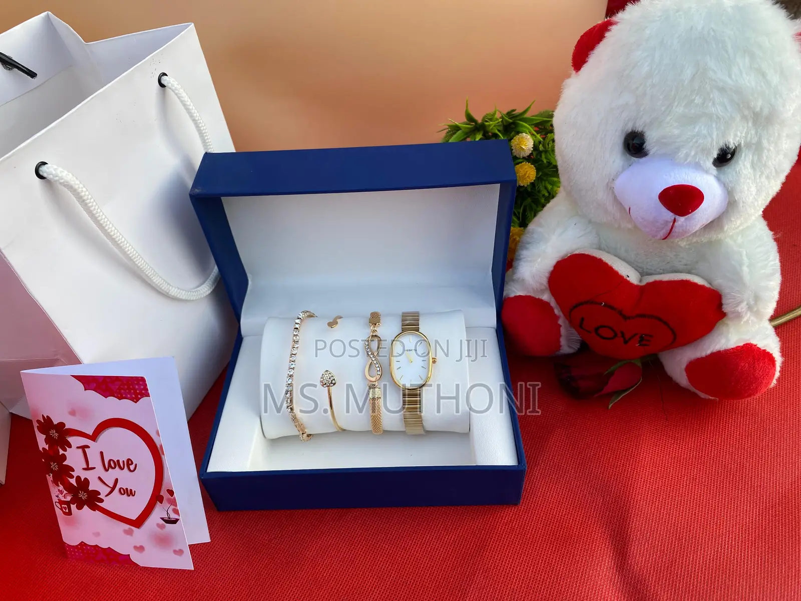 Valentines /Birthday Ladies Gift Set × Teddy Bear *