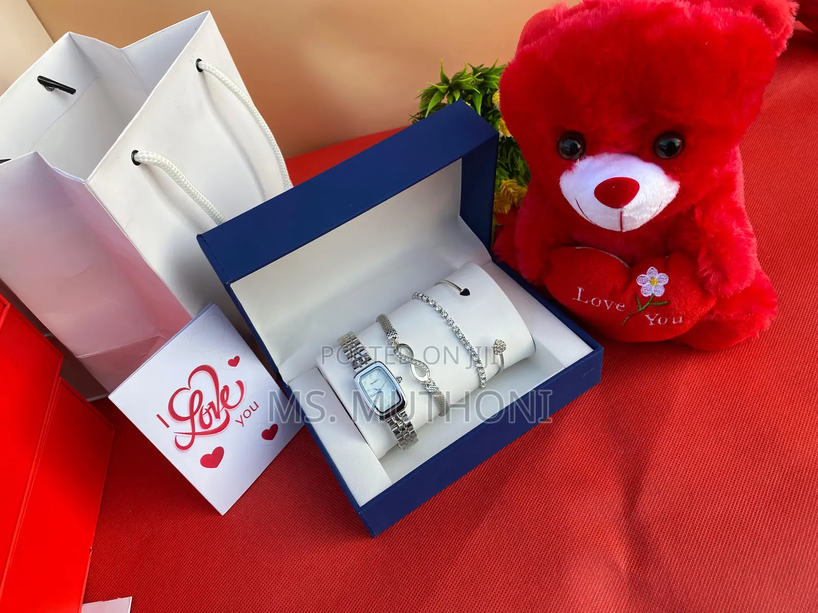 Valentines /Birthday Ladies Gift Set × Teddy Bear *