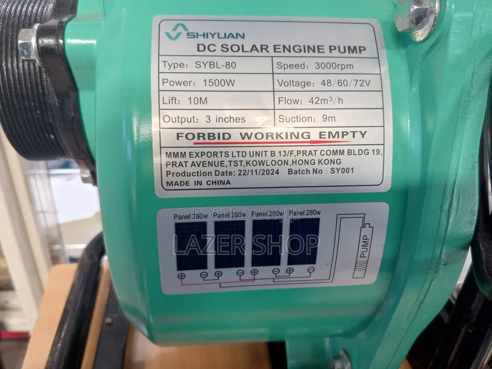Solar Surface Water Pump