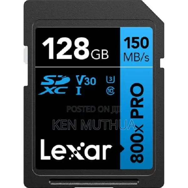 Lexar 128gb 150-45 MBPS 800X SDXC Uhs-I SD Memory Card