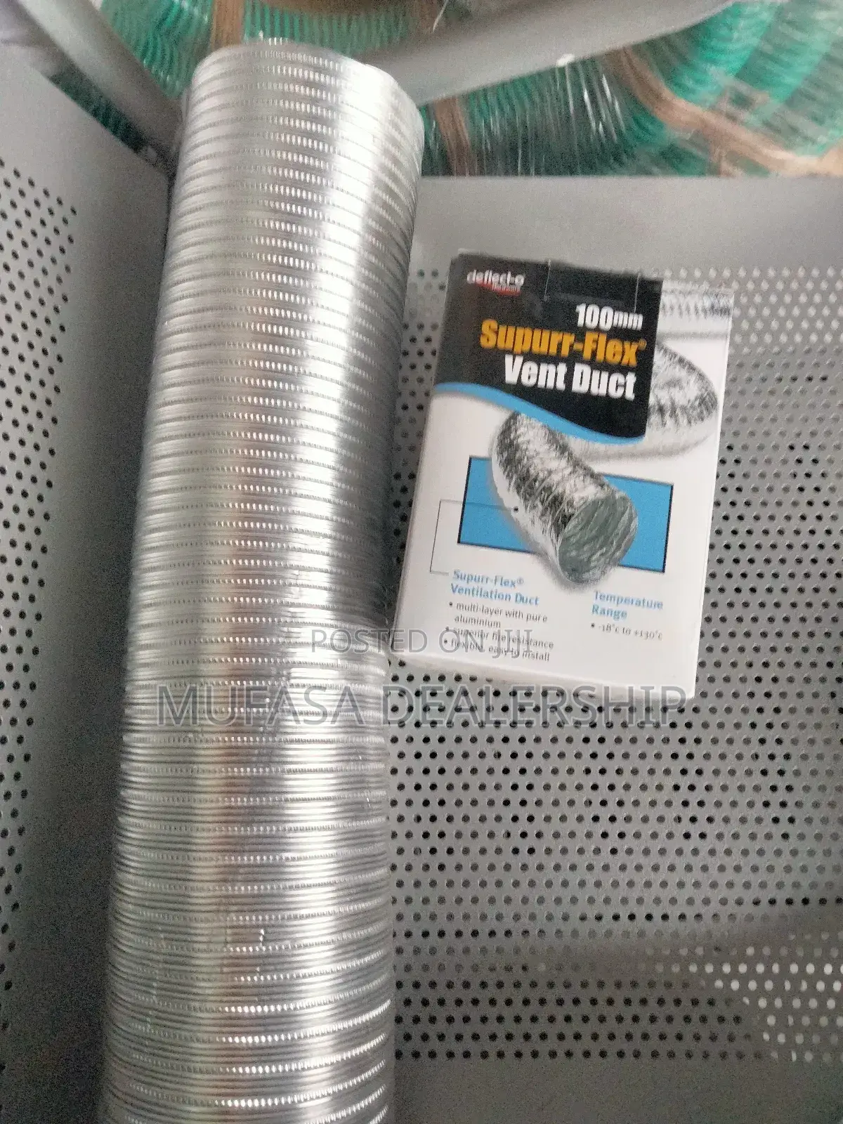 Vent Duct 100mm Spurr-Flex